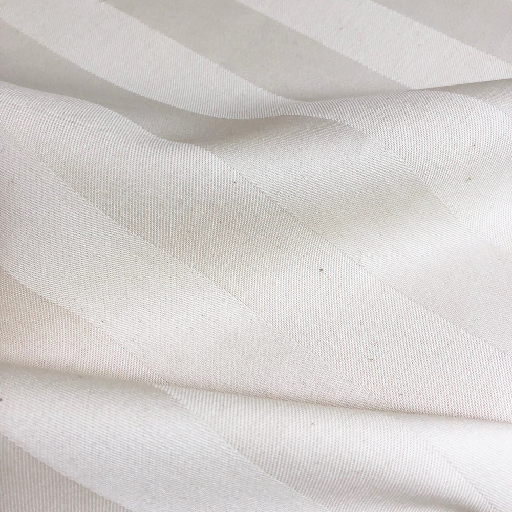 Organic White Satin Pants