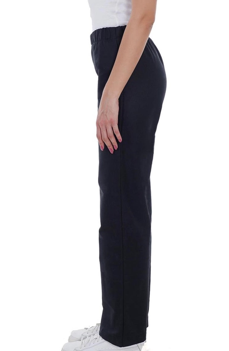 Pantaloni negri din bumbac organic