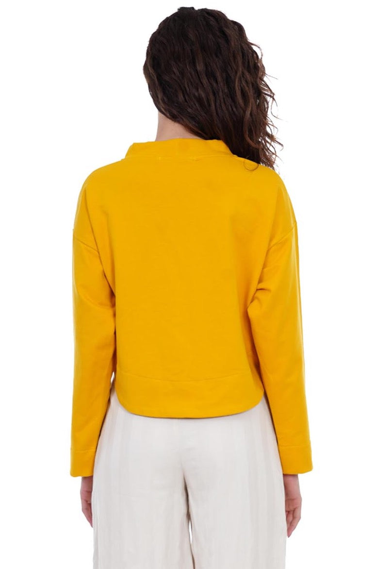 Yellow Long-sleeve Top