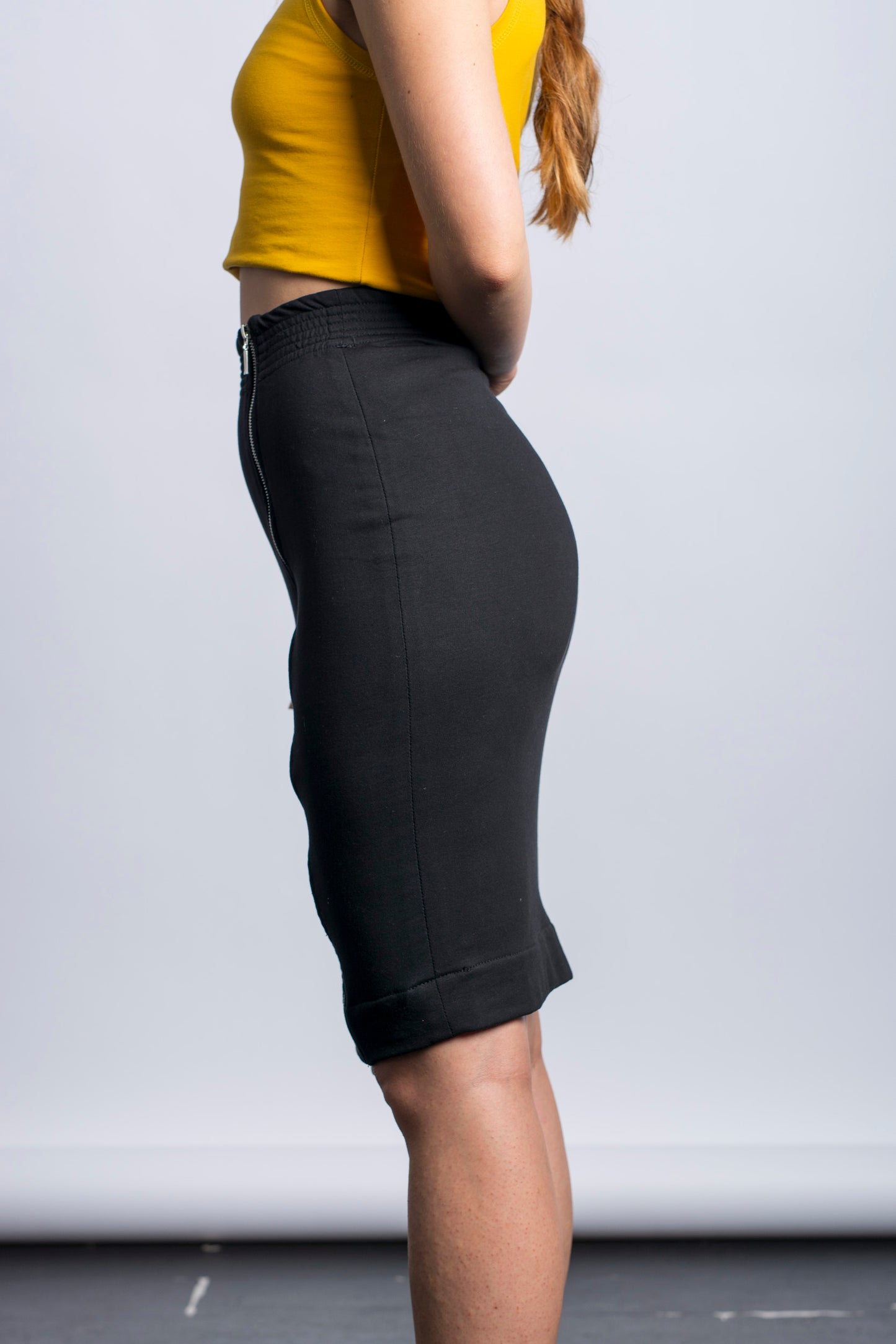 Fusta Sport Neagra din Bumbac Organic