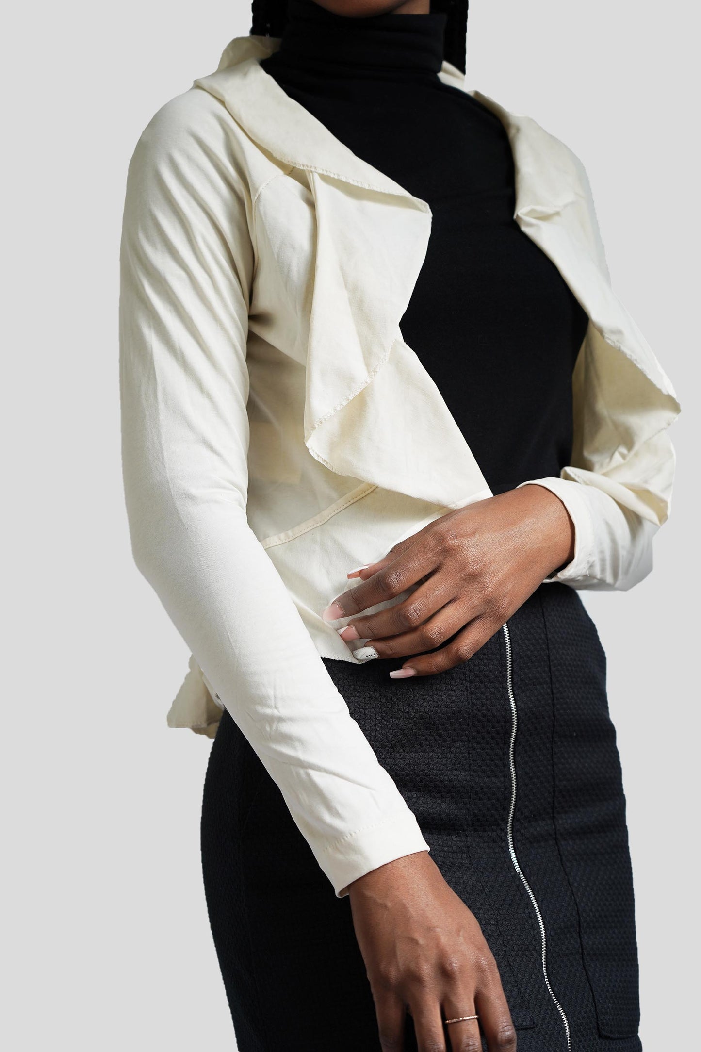 Bluza alba din bumbac organic