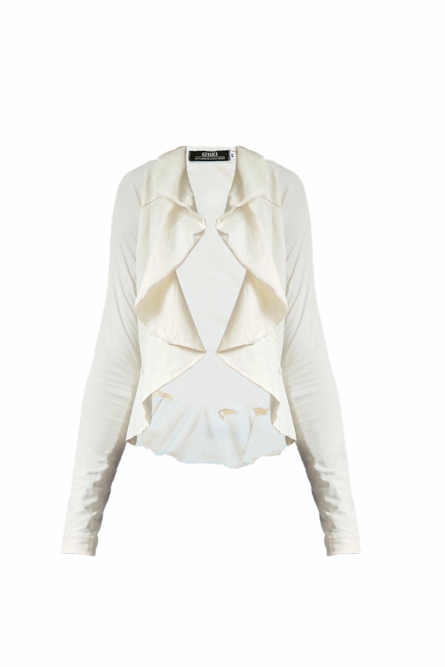 Bluza alba din bumbac organic