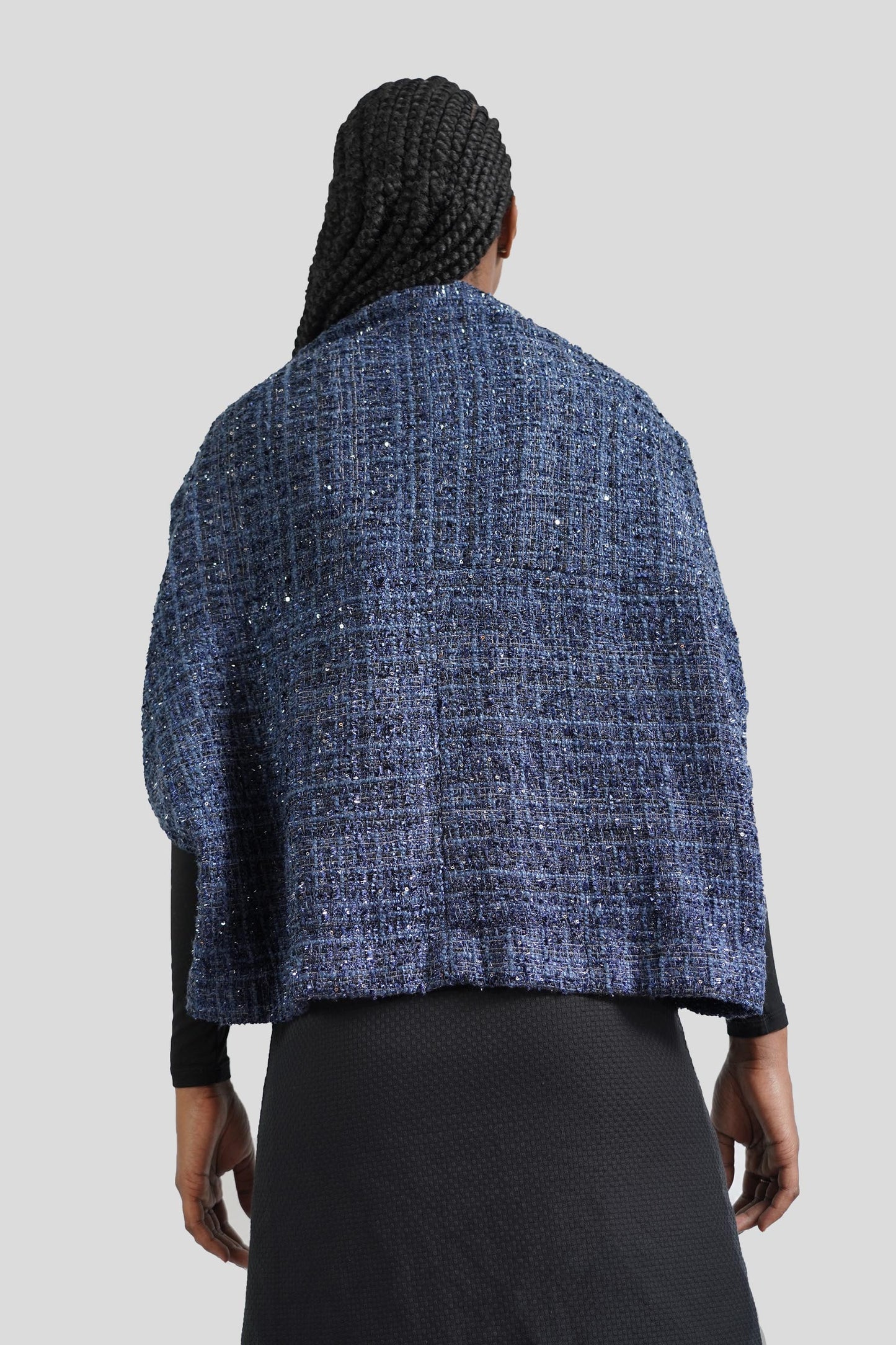 Poncho dama elegant din lana