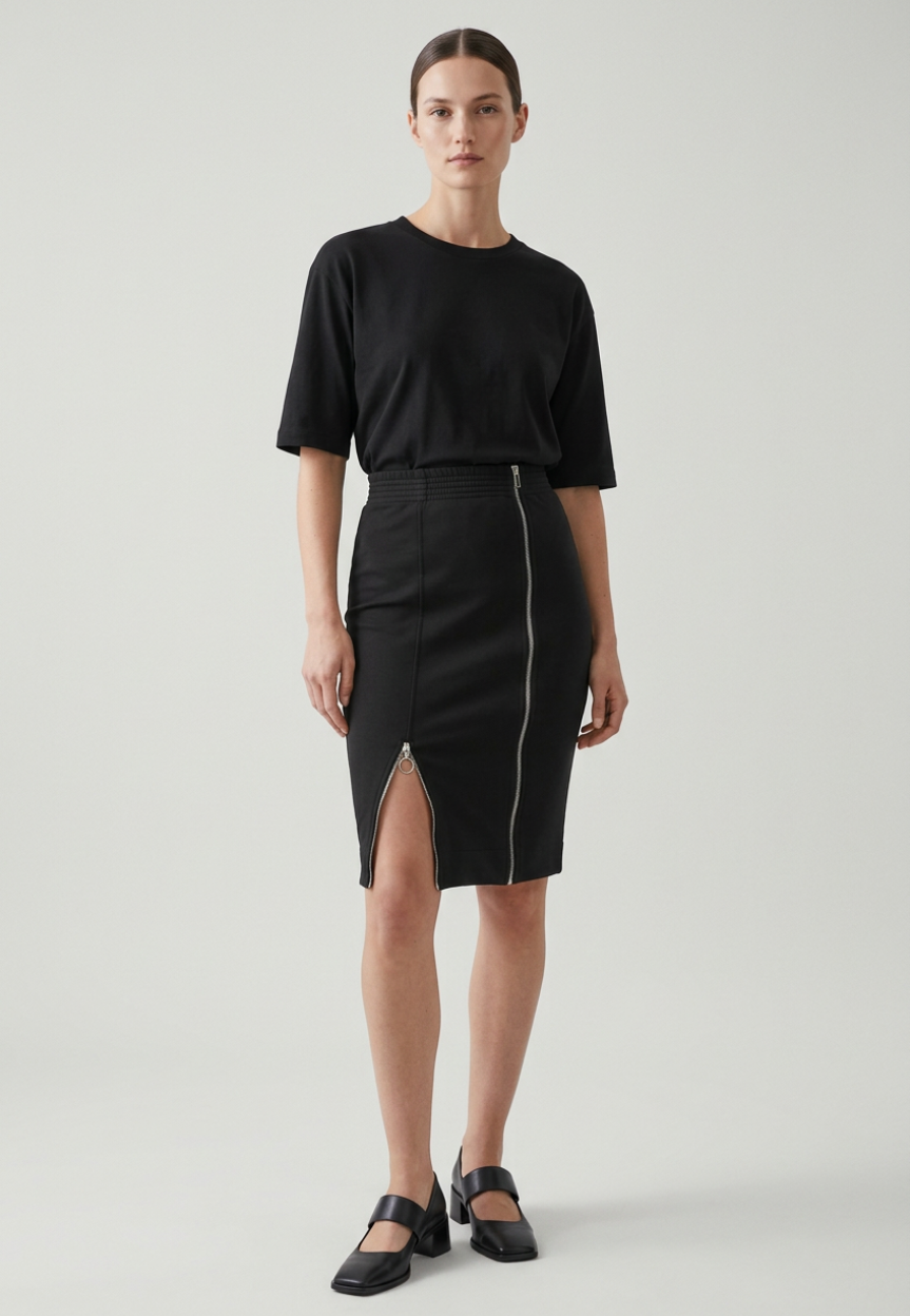 Black Pencil Skirt