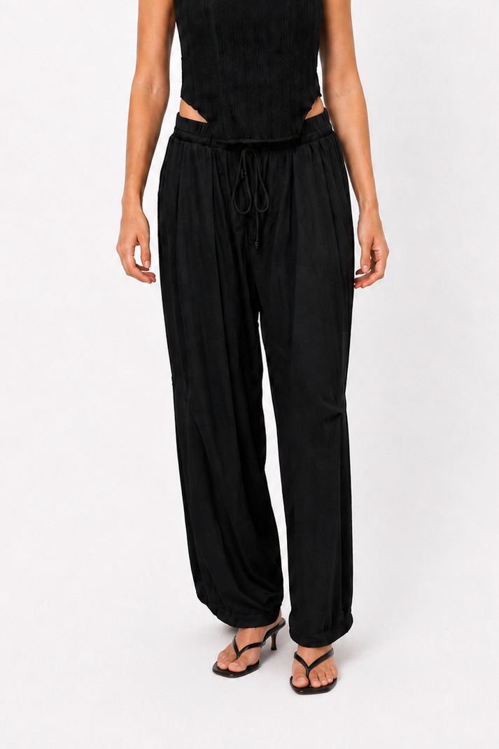 IYKYK Black Trousers