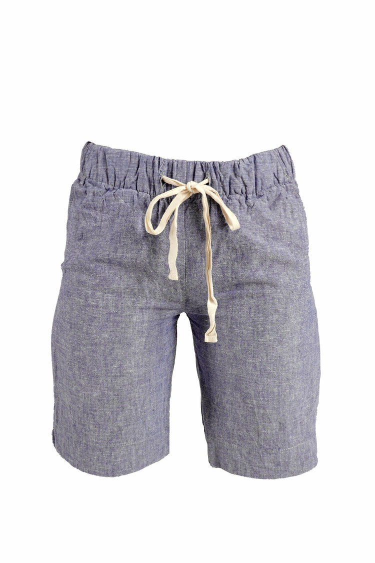 Linen bleu shorts