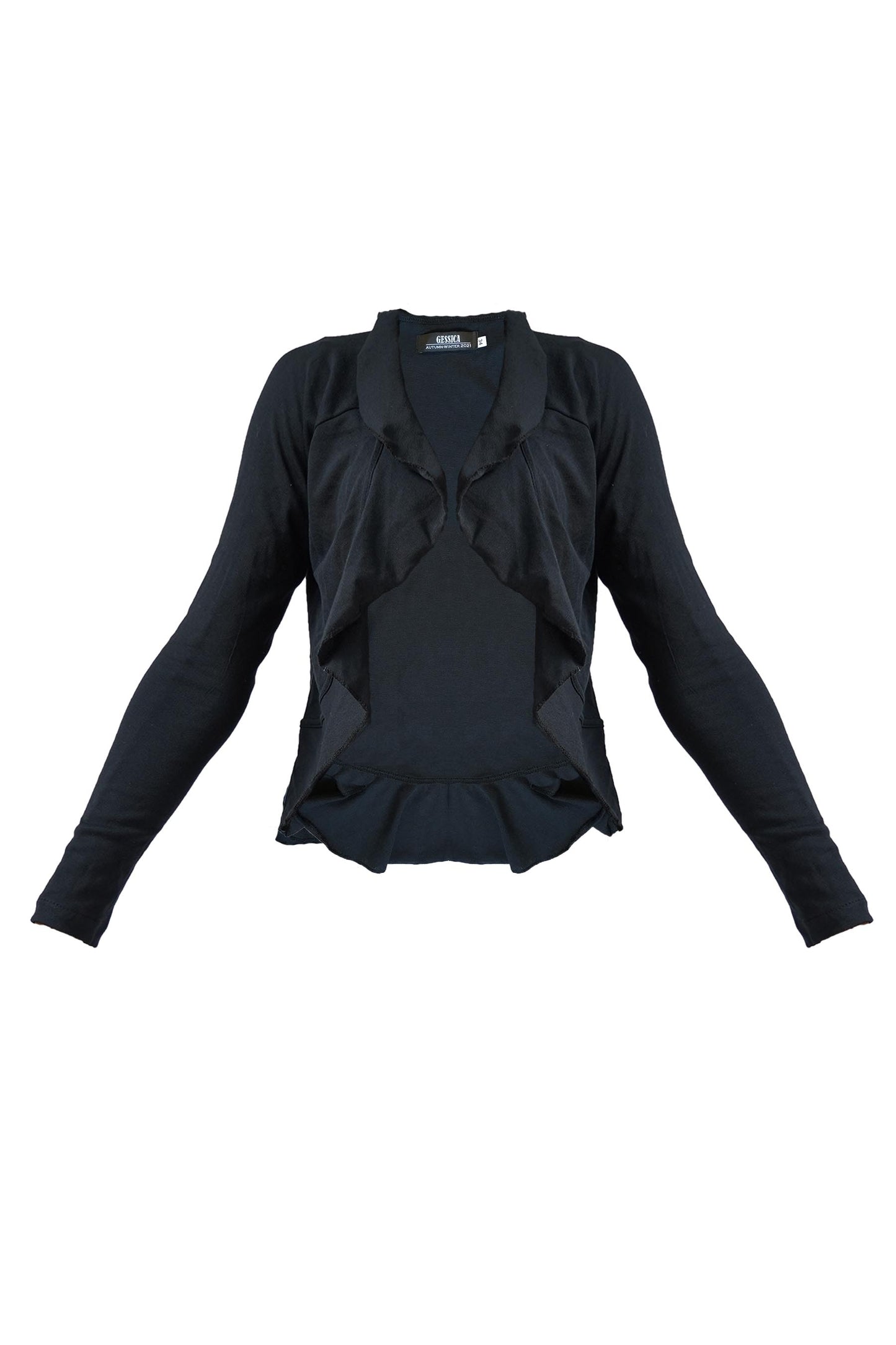 Bluza neagra din bumbac organic